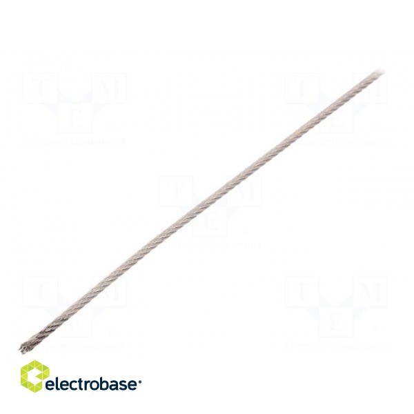 Rope | acid resistant steel A4 | Ørope: 2mm | L: 10m | Rope plexus: 7x7
