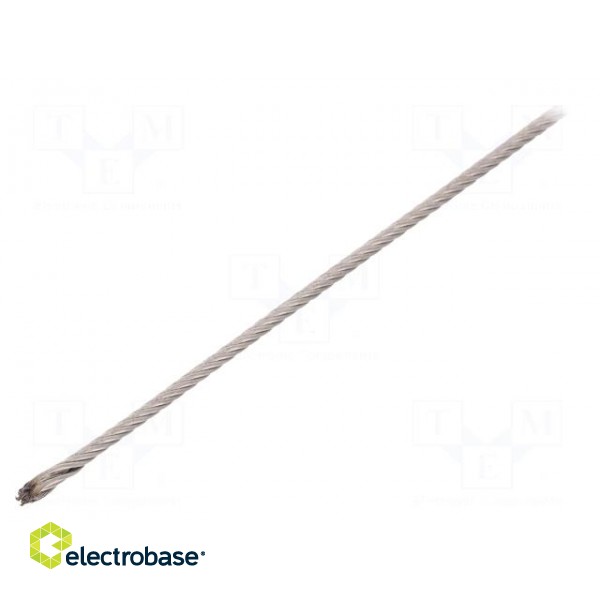 Rope | acid resistant steel A4 | Ørope: 2mm | L: 50m | 71kg