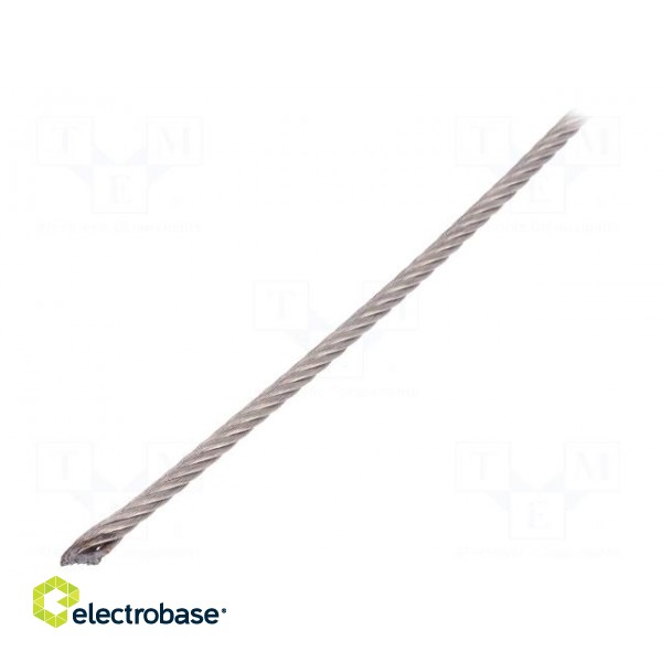Rope | acid resistant steel A4 | Ørope: 3mm | L: 10m | 159kg
