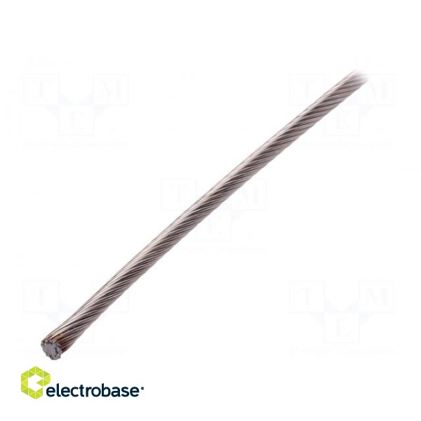 Rope | acid resistant steel A4 | Ørope: 4mm | L: 10m | 458kg