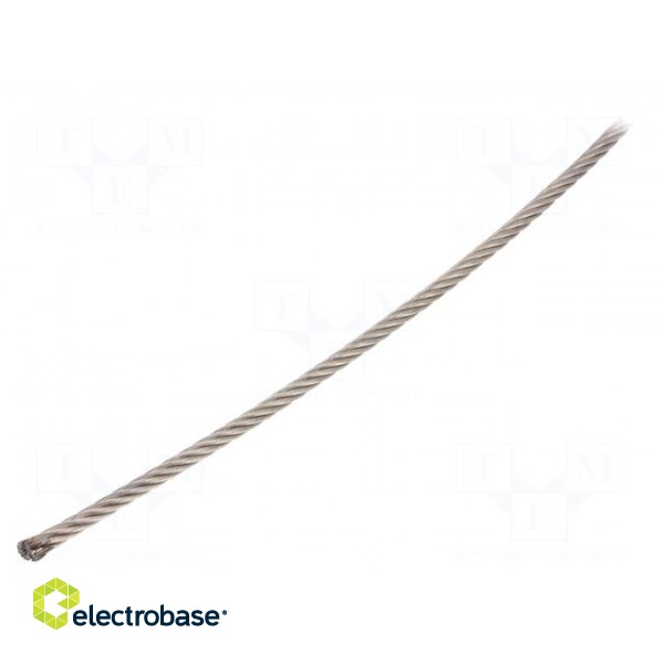 Rope | acid resistant steel A4 | Ørope: 4mm | L: 50m | 283kg