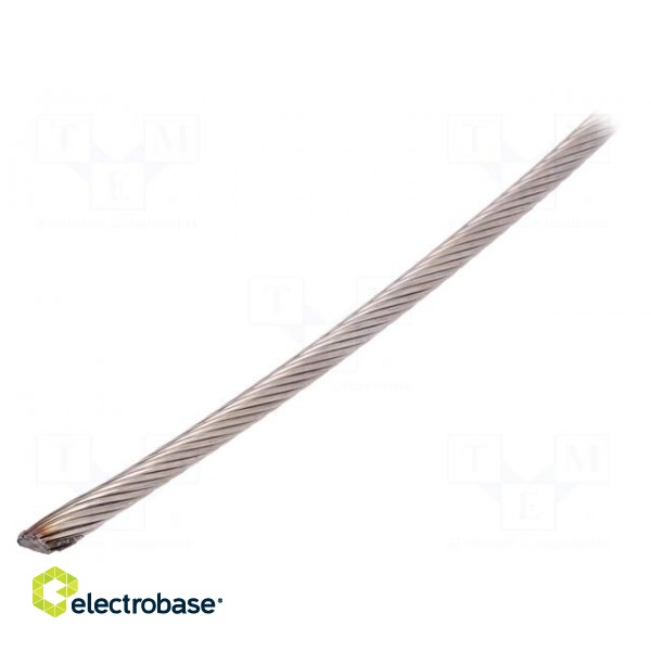 Rope | acid resistant steel A4 | Ørope: 4mm | L: 50m | 458kg