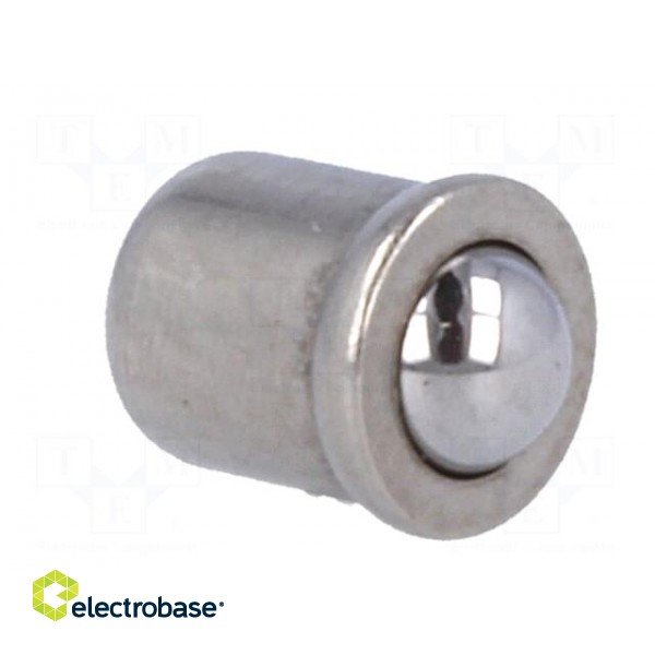 Ball latch | A2 stainless steel | BN: 13376 | L: 6mm | Ømount.hole: 4mm фото 8
