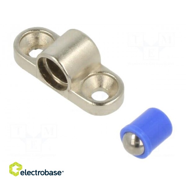 Ball latch | F1: 6.5N | F2: 13N | 6mm | with side thrust pin