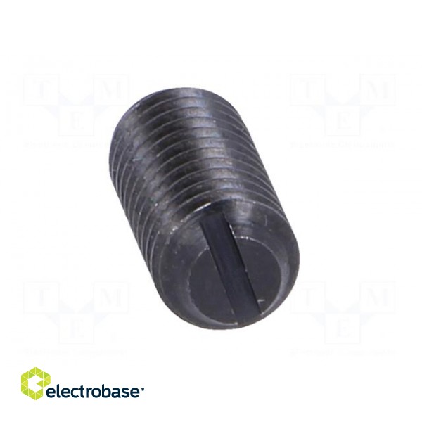 Ball latch | steel | BN 13363 | Thread: M6 | 14mm | Cut: slotted | HALDER image 5
