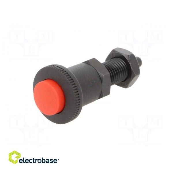 Indexing plungers | Thread: M12 | Plating: black finish | 6mm image 2