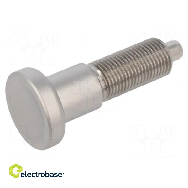 Indexing plungers | Thread: M16 | 8mm | Plunger mat: stainless steel