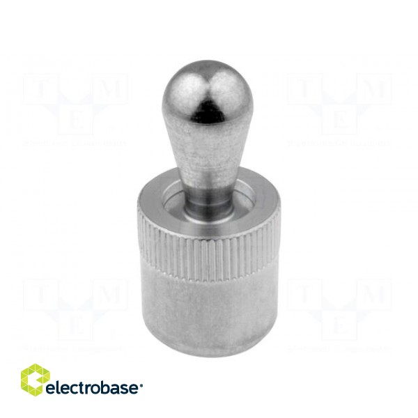 Side thrust pin | Øout: 16mm | Overall len: 33.7mm | Tip mat: steel image 1