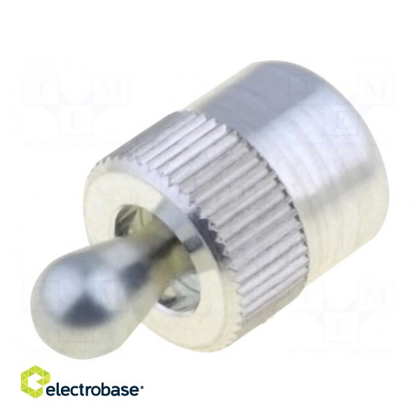 Side thrust pin | Øout: 6mm | Overall len: 11mm | Tip mat: steel | 20N paveikslėlis 1