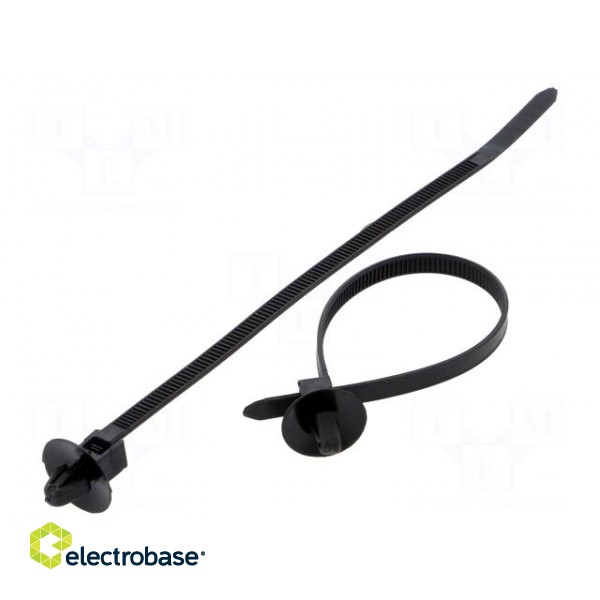 Cable tie | 10pcs | VW | OEM: N90666101 | L: 145mm | Ømount.hole: 6mm