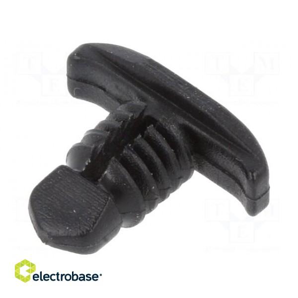 Gasket clip | 10pcs | Ford | L: 10.7mm | polyamide | black | Øhead: 13.6mm фото 2