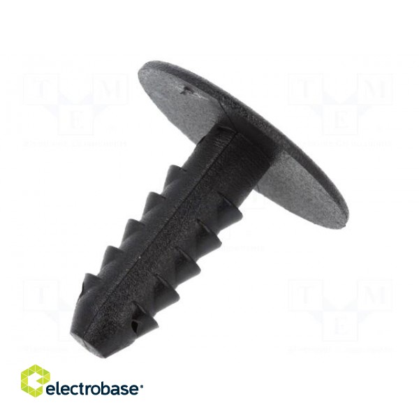Trim clip | 10pcs | Fiat | OEM: 718202808 | L: 24.9mm | polyamide | black image 2