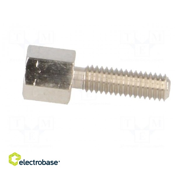 Screwed spacer sleeve | 5mm | Int.thread: UNC4-40 | Ext.thread: M3 image 3