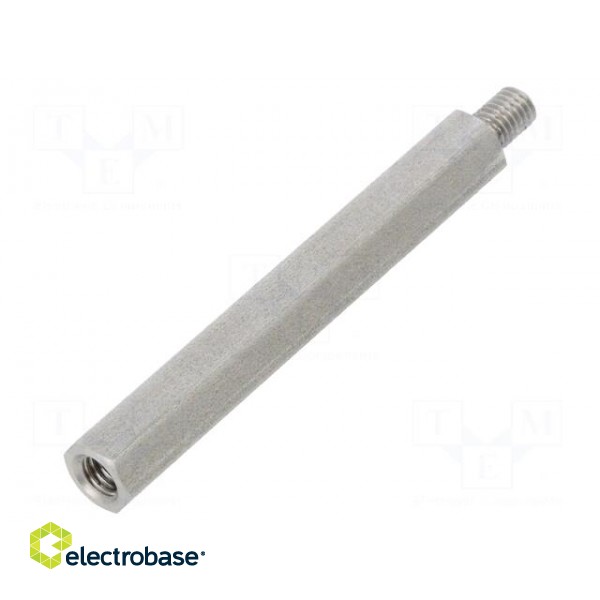 Screwed spacer sleeve | Int.thread: M5 | 60mm | Ext.thread: M5