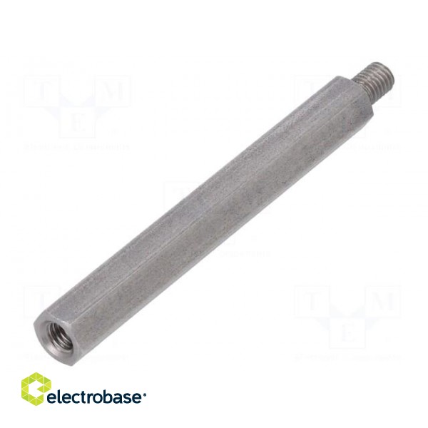Screwed spacer sleeve | Int.thread: M5 | 65mm | Ext.thread: M5