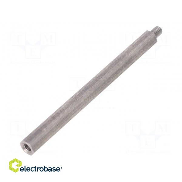 Screwed spacer sleeve | Int.thread: M5 | 95mm | Ext.thread: M5