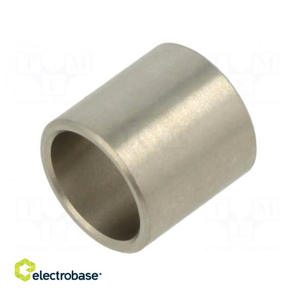 Spacer sleeve | 6mm | cylindrical | stainless steel | Out.diam: 7mm
