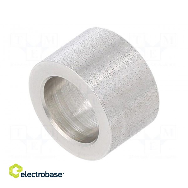 Spacer sleeve | 10mm | cylindrical | stainless steel | Out.diam: 16mm