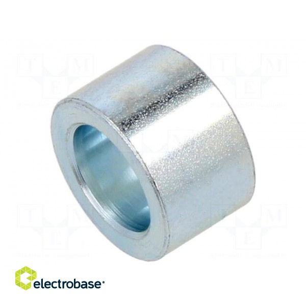 Spacer sleeve | 10mm | cylindrical | steel | zinc | Out.diam: 16mm