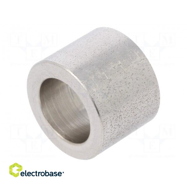 Spacer sleeve | 12mm | cylindrical | stainless steel | Out.diam: 16mm