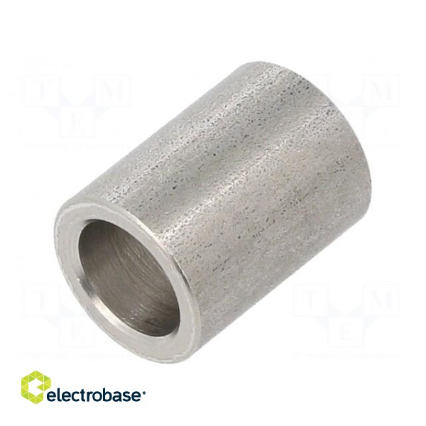 Spacer sleeve | 16mm | cylindrical | stainless steel | Out.diam: 12mm