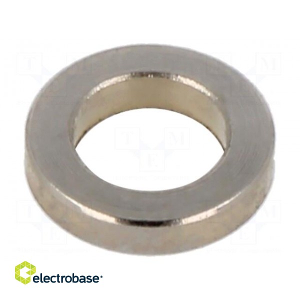 Spacer sleeve | 2mm | cylindrical | brass | nickel | Out.diam: 10mm