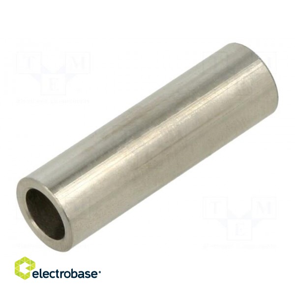 Spacer sleeve | 40mm | cylindrical | stainless steel | Out.diam: 12mm
