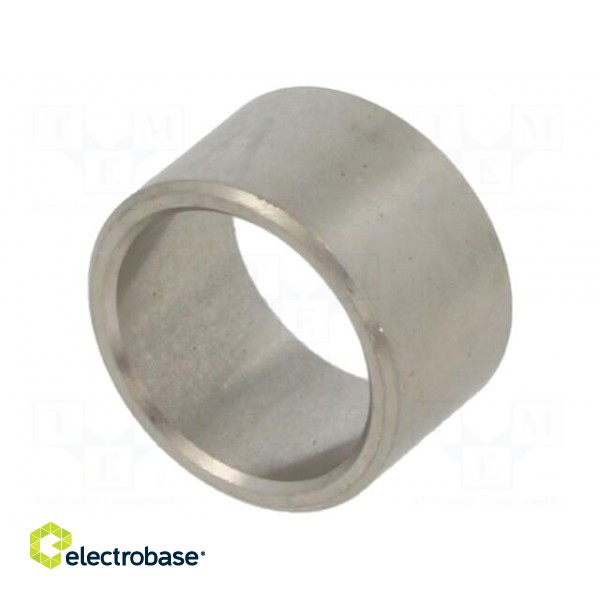 Spacer sleeve | 6mm | cylindrical | stainless steel | Out.diam: 10mm