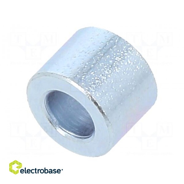 Spacer sleeve | 6mm | cylindrical | steel | zinc | Out.diam: 8mm