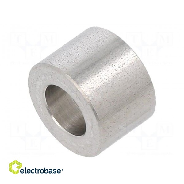 Spacer sleeve | 7mm | cylindrical | stainless steel | Out.diam: 10mm