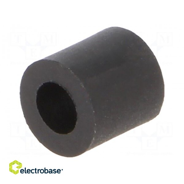 Spacer sleeve | cylindrical | polyamide | L: 5mm | Øout: 5mm | black