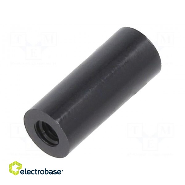 Spacer sleeve | cylindrical | polyamide | M2,5 | L: 12mm | Øout: 5mm