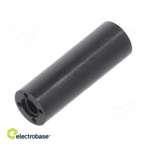 Spacer sleeve | cylindrical | polyamide | M2,5 | L: 15mm | Øout: 5mm