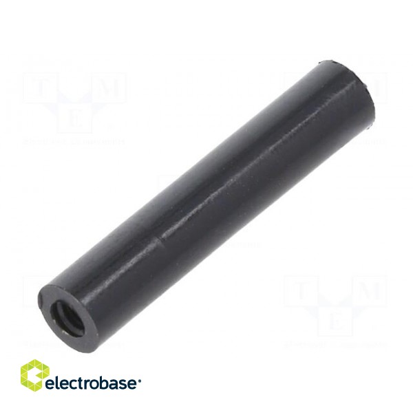 Spacer sleeve | cylindrical | polyamide | M2,5 | L: 25mm | Øout: 5mm