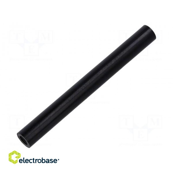Spacer sleeve | cylindrical | polyamide | M2,5 | L: 55mm | Øout: 5mm