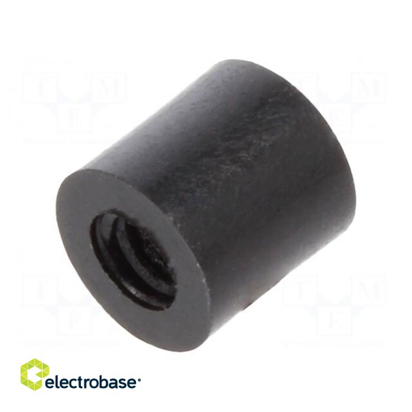 Spacer sleeve | cylindrical | polyamide | M2,5 | L: 5mm | Øout: 5mm фото 1