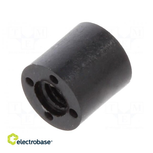 Spacer sleeve | cylindrical | polyamide | M2,5 | L: 5mm | Øout: 5mm фото 2