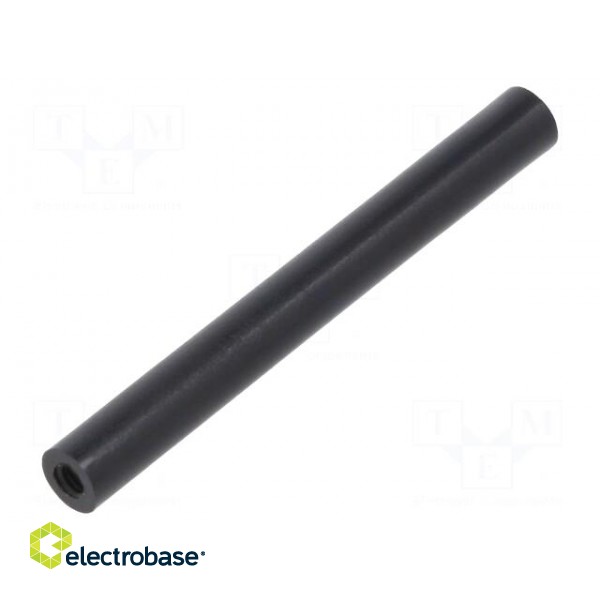 Spacer sleeve | cylindrical | polyamide | M2,5 | L: 45mm | Øout: 5mm