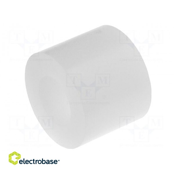 Spacer sleeve | cylindrical | polystyrene | L: 8mm | Øout: 10mm