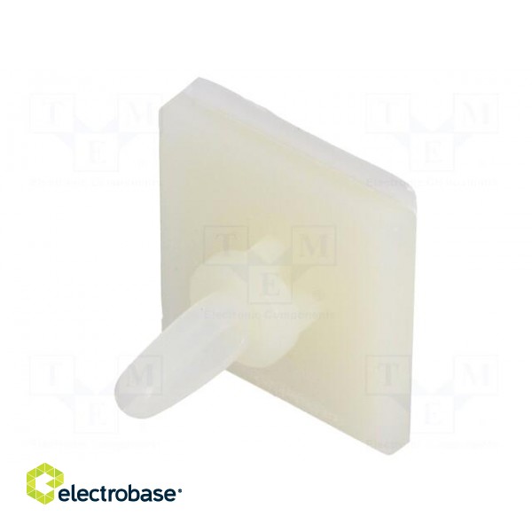 PCB distance | polyamide | L: 6.4mm | self-adhesive,snap fastener