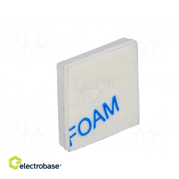 PCB distance | polyamide | L: 3.5mm | self-adhesive | natural | UL94V-2 image 4