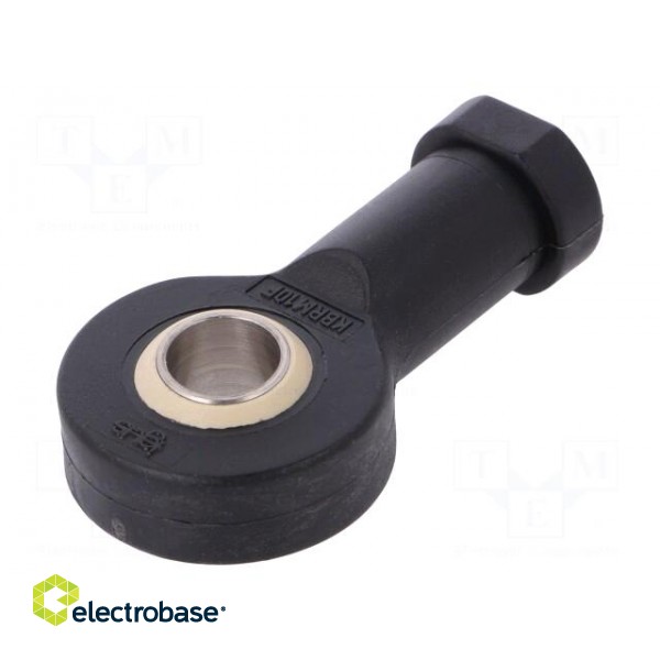Ball joint | Øhole: 10mm | Thread: M10 | Mat: igumid G | Pitch: 1,25 image 1