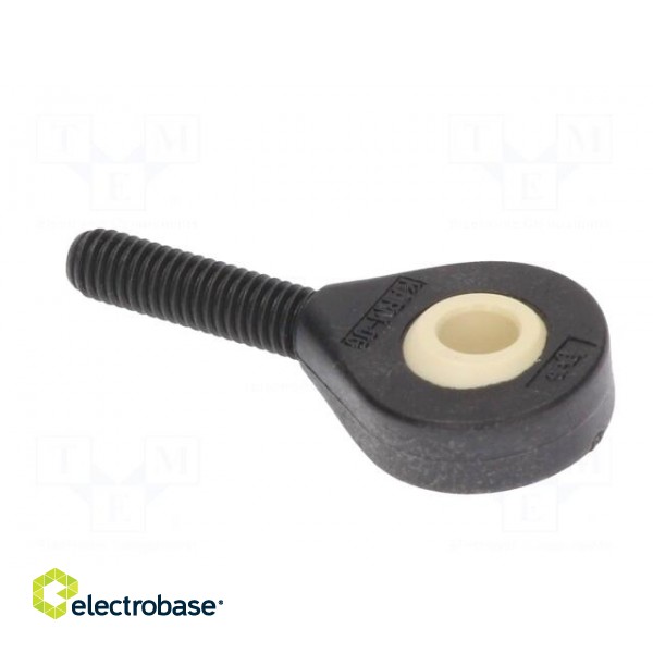Ball joint | Øhole: 6mm | Thread: M6 | Mat: igumid G | Pitch: 1,0 | L: 21mm image 4
