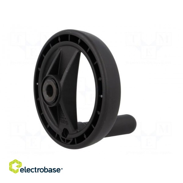 Knob | with handle | H: 37mm | Ømount.hole: 10mm | black | 0÷80°C image 6