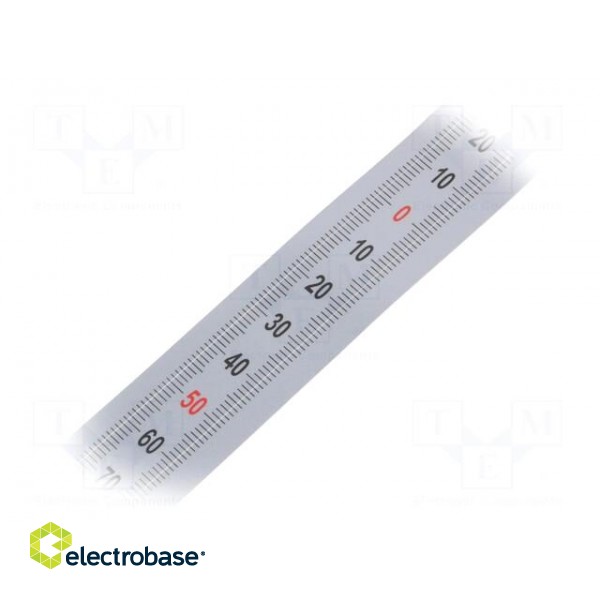Ruler | figures vertically arranged,self-adhesive | W: 11mm