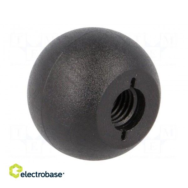 Ball knob | Ø: 25mm | Int.thread: M8 | 11mm image 1