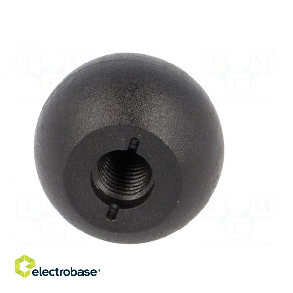 Ball knob | Ø: 25mm | Int.thread: M8 | 11mm фото 3