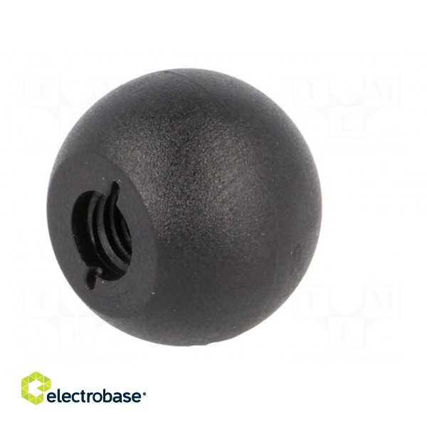 Ball knob | Ø: 25mm | Int.thread: M8 | 11mm фото 4