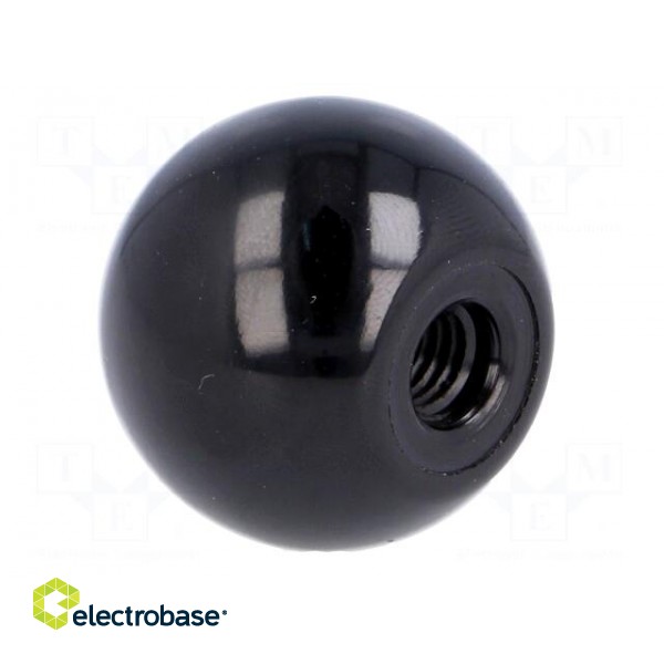 Ball knob | Ø: 32mm | Int.thread: M8 | 14.5mm image 2