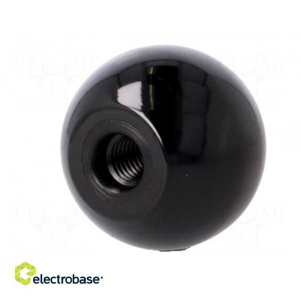 Ball knob | Ø: 40mm | Int.thread: M10 | 15mm image 2
